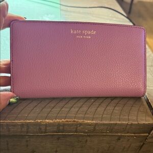 Kate Spade Lavender Leather Wallet